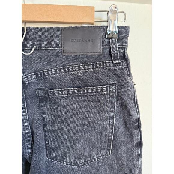 Everlane 90s Cheeky Straight‎ Jeans Organic Cotton Black Women’s Size 26 - Picture 4 of 9